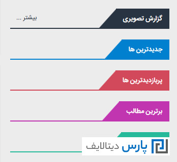 قالب چندمنظوره دیتالایف ـ توپاز